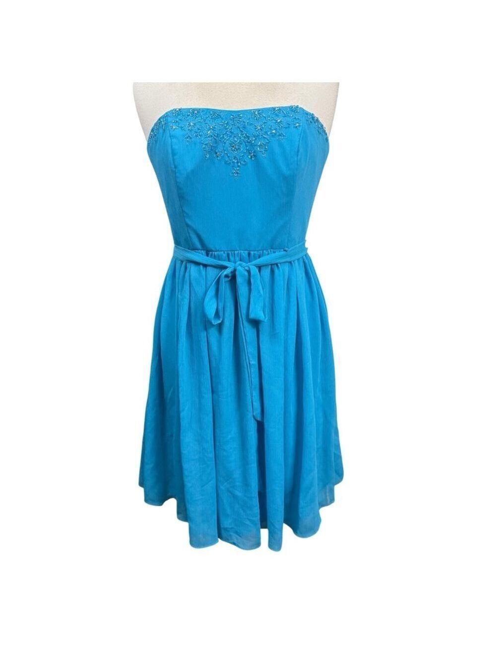 David's Bridal Dress Size 8 Blue